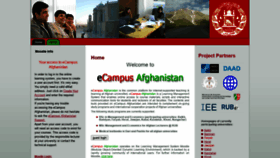 What Ecampus-afghanistan.org website looked like in 2020 (4 years ago)