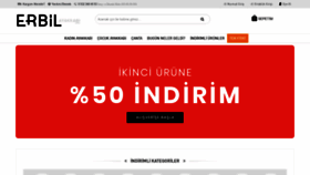 What Erbilayakkabi.com website looked like in 2020 (5 years ago)