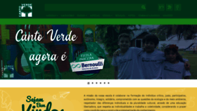 What Escolacantoverde.com.br website looked like in 2020 (4 years ago)