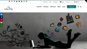 What Exaltus.ca website looked like in 2020 (5 years ago)