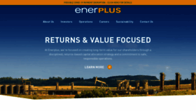 What Enerplus.com website looked like in 2020 (3 years ago)