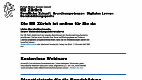 What Eb-zuerich.ch website looked like in 2020 (4 years ago)