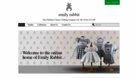 What Emilyrabbit.com website looked like in 2020 (4 years ago)
