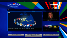 What Eurovision.de website looked like in 2020 (4 years ago)