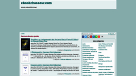 What Ebookchasseur.com website looked like in 2020 (4 years ago)