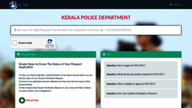 What Evip.keralapolice.gov.in website looked like in 2020 (3 years ago)