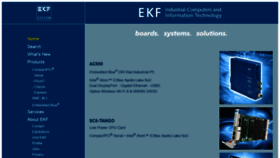 What Ekf.de website looked like in 2020 (3 years ago)