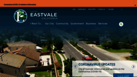 What Eastvaleca.gov website looked like in 2020 (4 years ago)