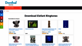 What Elefant.download-ringtone.com website looked like in 2020 (4 years ago)