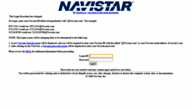 What Ess.navistar.com website looked like in 2020 (4 years ago)