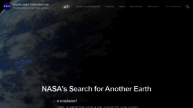 What Exoplanet.com website looked like in 2020 (4 years ago)