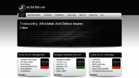 What Eliteservermanagement.com website looked like in 2020 (4 years ago)