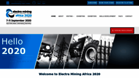 What Electramining.co.za website looked like in 2020 (3 years ago)