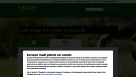 What Europcar.nl website looked like in 2020 (6 years ago)