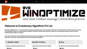 What Evawinoptimize.com website looked like in 2020 (3 years ago)