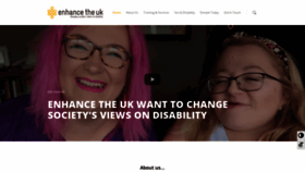 What Enhancetheuk.org website looked like in 2020 (5 years ago)