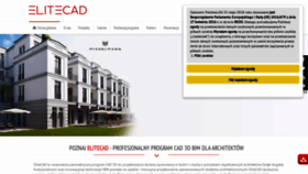 What Elitecad.pl website looked like in 2020 (4 years ago)