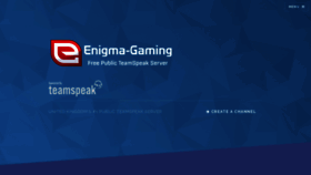 What Enigma-gaming.co.uk website looked like in 2020 (4 years ago)