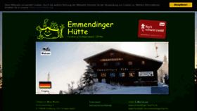 What Emmendinger-huette.de website looked like in 2020 (4 years ago)