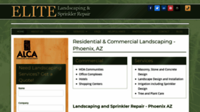 What Elitelandscapingservice.com website looked like in 2020 (4 years ago)