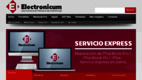 What Electronicum.es website looked like in 2020 (4 years ago)