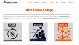 What Enablechange.de website looked like in 2020 (4 years ago)