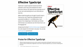 What Effectivetypescript.com website looked like in 2020 (4 years ago)