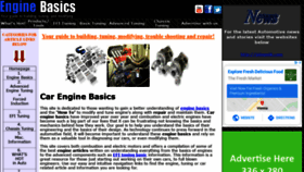 What Enginebasics.com website looked like in 2020 (4 years ago)