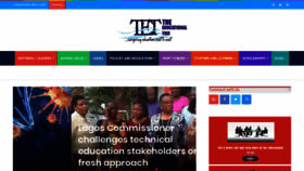 What Educationaltide.com website looked like in 2020 (4 years ago)