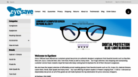 What Eyesave.com website looked like in 2020 (4 years ago)