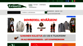 What Eranetti.fi website looked like in 2020 (4 years ago)