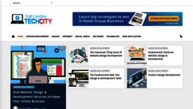 What Eastlondontechcity.com website looked like in 2020 (4 years ago)