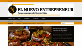 What Elnuevoentrepreneur.com website looked like in 2020 (3 years ago)