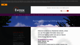 What Evinoxresidential.co.uk website looked like in 2020 (3 years ago)