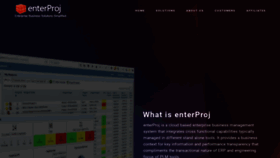 What Enterproj.com website looked like in 2020 (4 years ago)