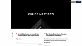 What Enricomattiazzi.com website looked like in 2020 (5 years ago)