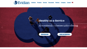 What Evidian.com website looked like in 2020 (3 years ago)