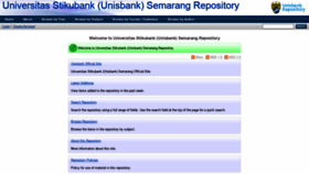 What Eprints.unisbank.ac.id website looked like in 2020 (4 years ago)