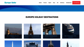 What Europesafar.com website looked like in 2020 (4 years ago)