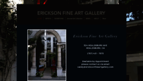 What Ericksonfineartgallery.com website looked like in 2020 (3 years ago)