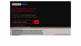 What English-speaking-tips.com website looked like in 2020 (4 years ago)