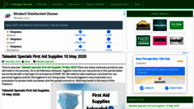 What Especials.co.za website looked like in 2020 (4 years ago)