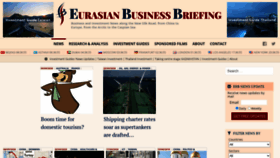 What Eurasianbusinessbriefing.com website looked like in 2020 (4 years ago)
