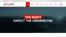 What Esofttech.in website looked like in 2020 (4 years ago)