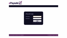 What Epaysafe.co.uk website looked like in 2020 (3 years ago)