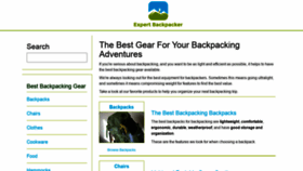 What Expertbackpacker.com website looked like in 2020 (4 years ago)