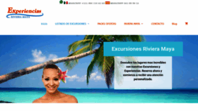What Excursionesenrivieramaya.es website looked like in 2020 (4 years ago)