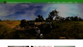 What Evisa.zambiaimmigration.gov.zm website looked like in 2020 (3 years ago)