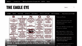 What Eagleeye.news website looked like in 2020 (4 years ago)