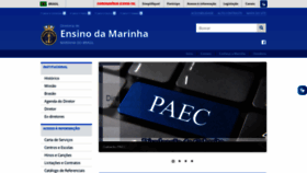 What Ensino.mar.mil.br website looked like in 2020 (3 years ago)